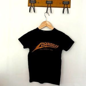 Brandy Melville Los Angeles Black T shirt